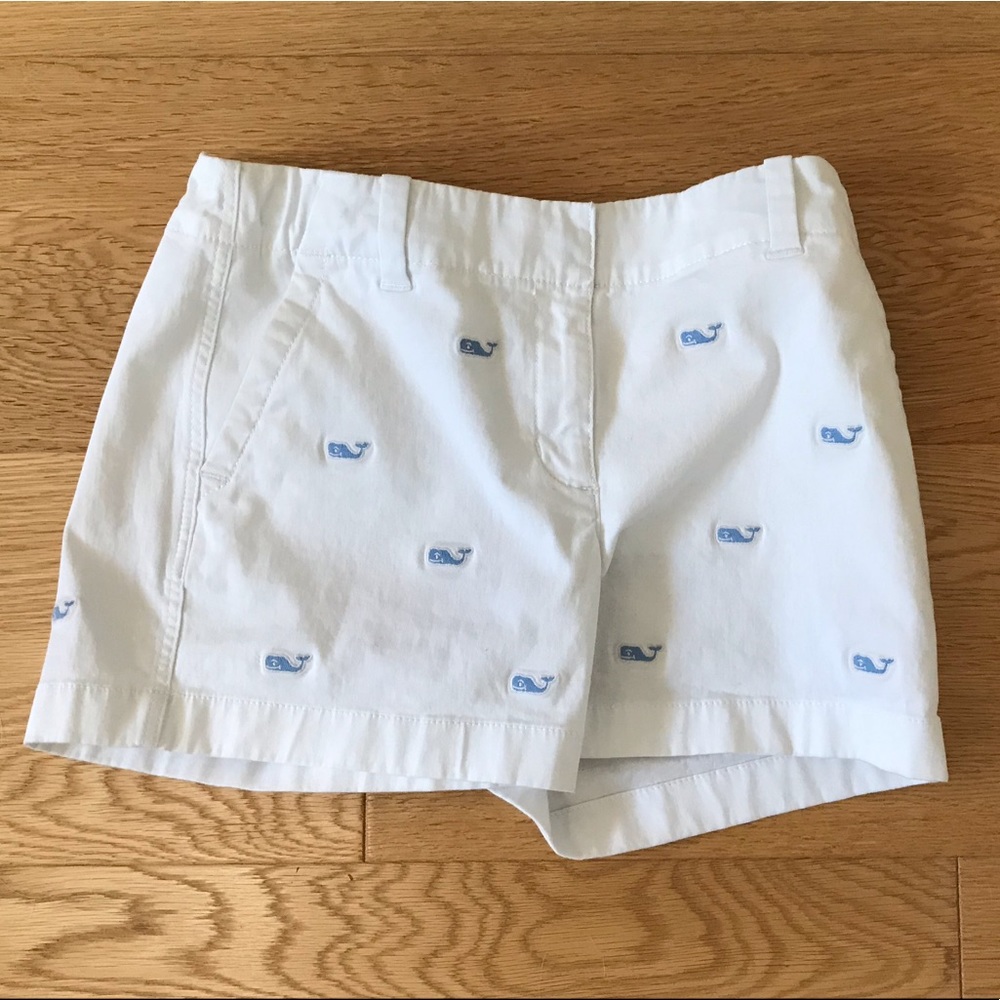 Vineyard Vines Girls White Shorts Size 10